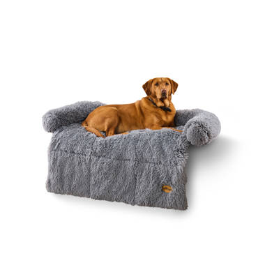 Harmony grey lounger memory foam dog bed hotsell